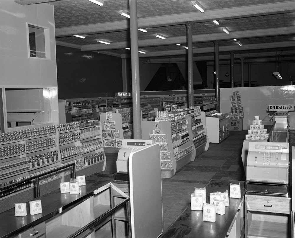 Cribb &amp; Foote Food Hall, Brisbane Street, Ipswich, 1950s