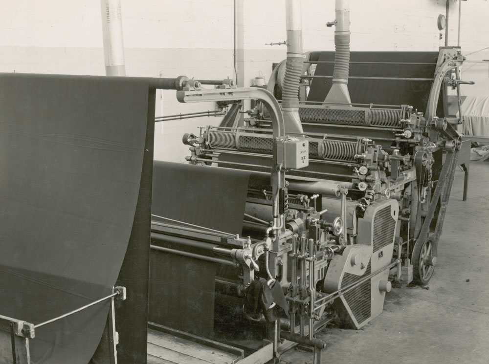 Believed to be a material shaving machine, Ipswich Woollen Mills, Joyce Street, East Ipswich, 1950s