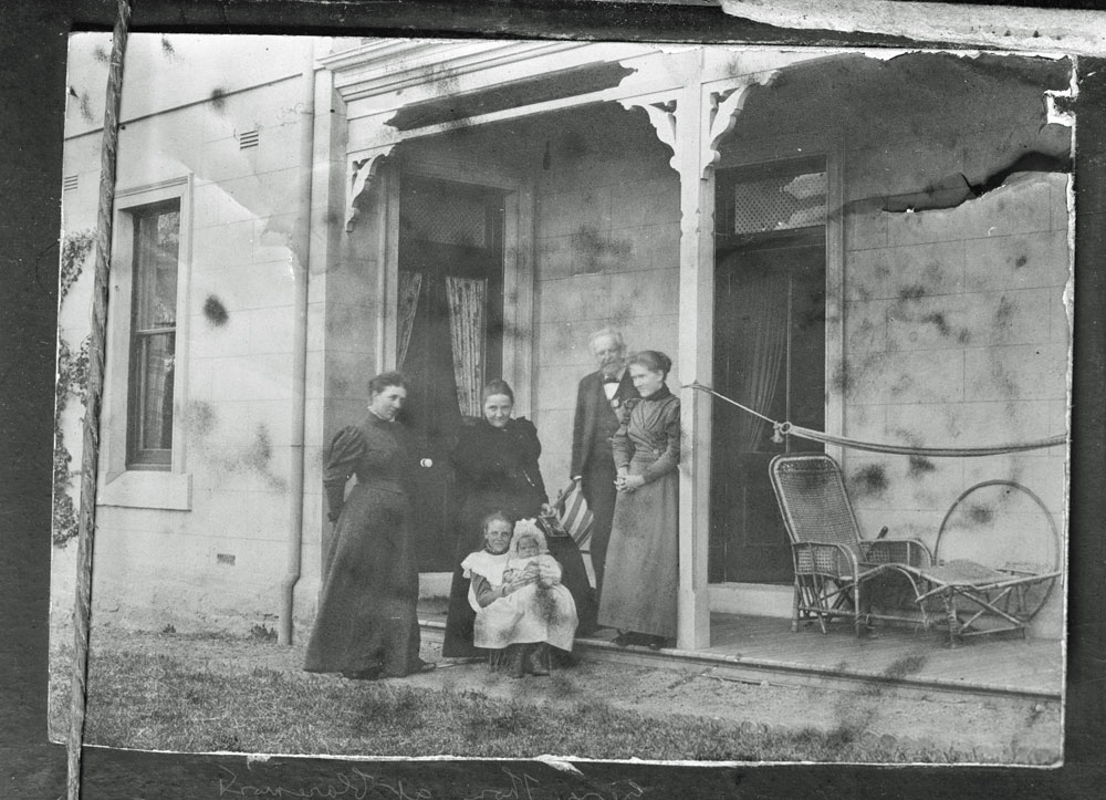 Thorn family descendants at friends home in Sydney, New South Wales, c.1870's