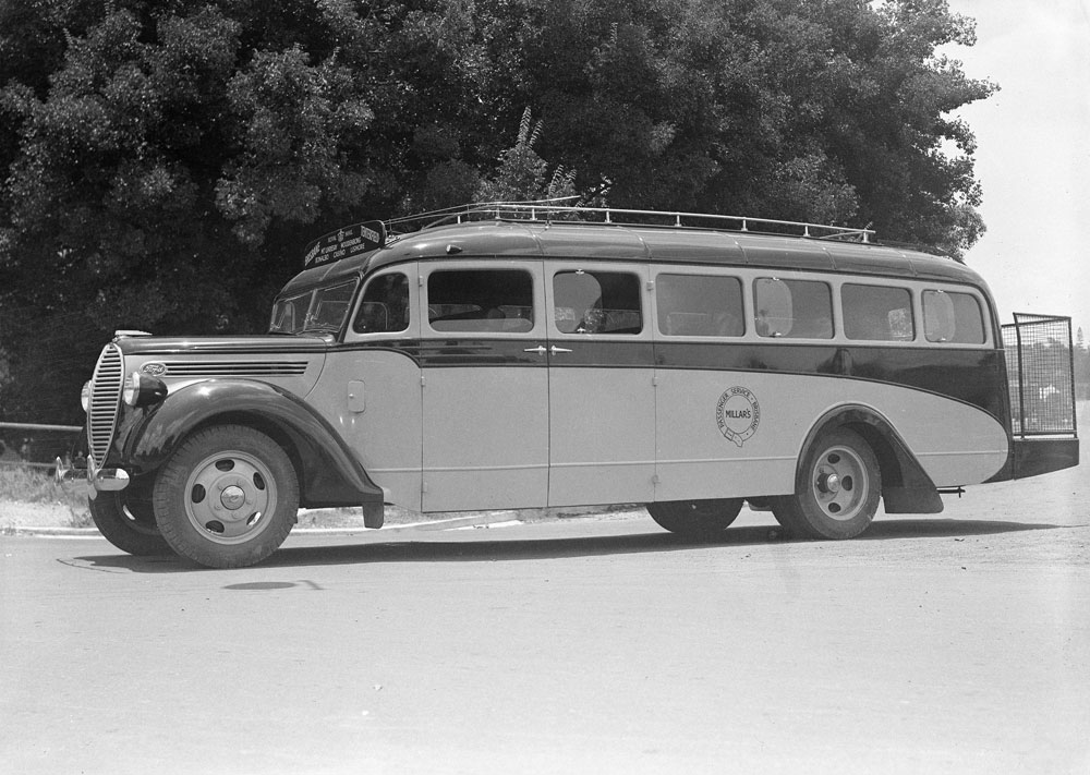 Millar's Passenger Service Brisbane bus, Ipswich, 1940s