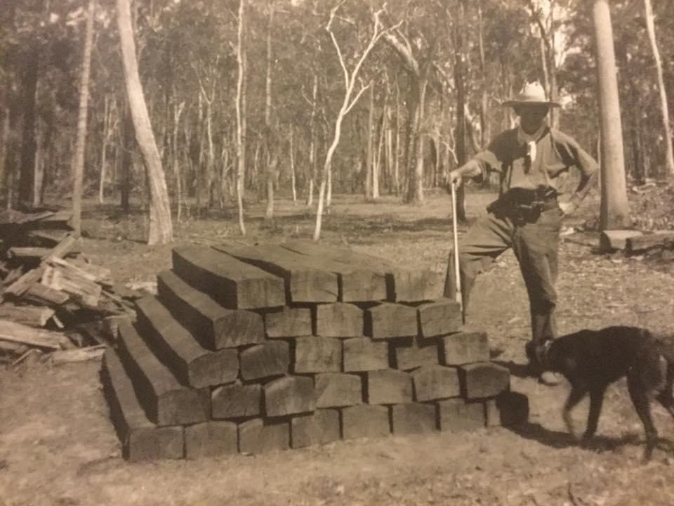 Carl Francis Schmeider with cut sleepers