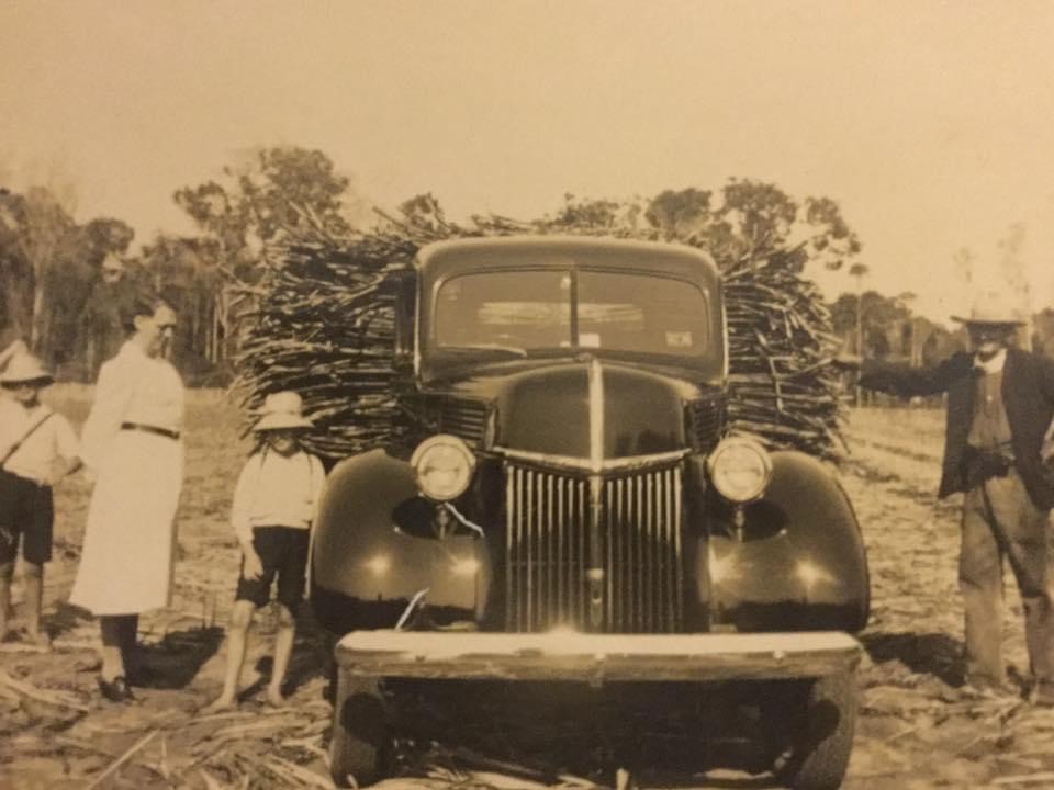 Carl Francis and Martha Schmeider with Bernard and Len