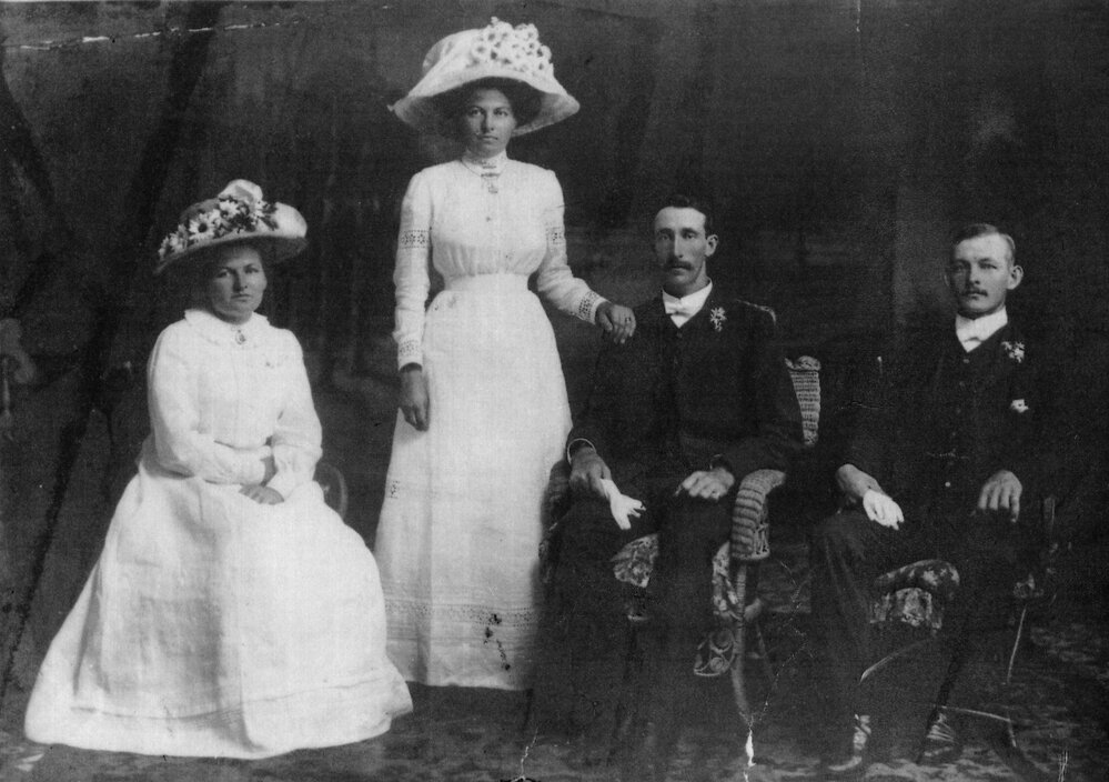 Wedding photograph of Mary Elizabeth Schmeider