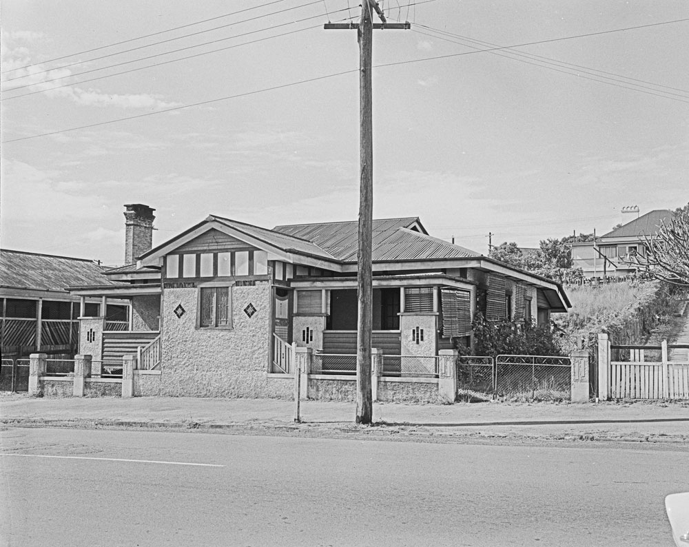 Unidentified house, thought to be residence of R. Ross, Ipswich, 1963
