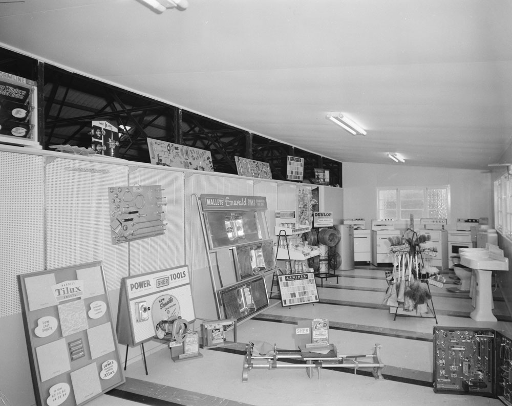 McKenzie and Jackson store interior, Goodna, Ipswich, 1963