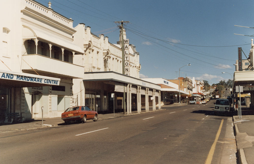 Nicholas Street looking south towards Union Street, Ipswich, c.1985