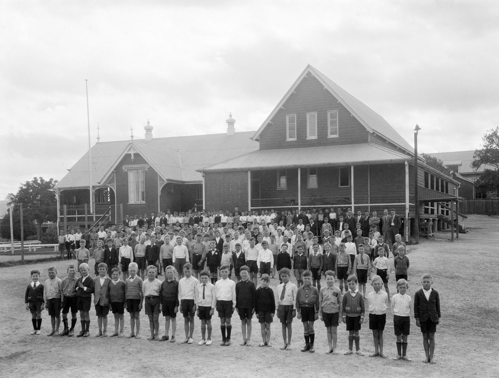 Unidentified boys' school group, Ipswich, c.1930
