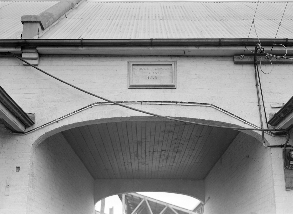 Bridget Gogg's Terrace Name Plate, Brisbane Street, West Ipswich, n.d.