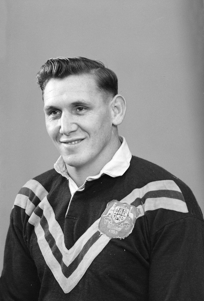 Dud Beattie, Ipswich, Queensland and Australian Rugby League representative, Ipswich, 1959