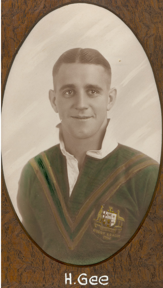 Hector Gee, Rugby League Test representative from Ipswich, 1932