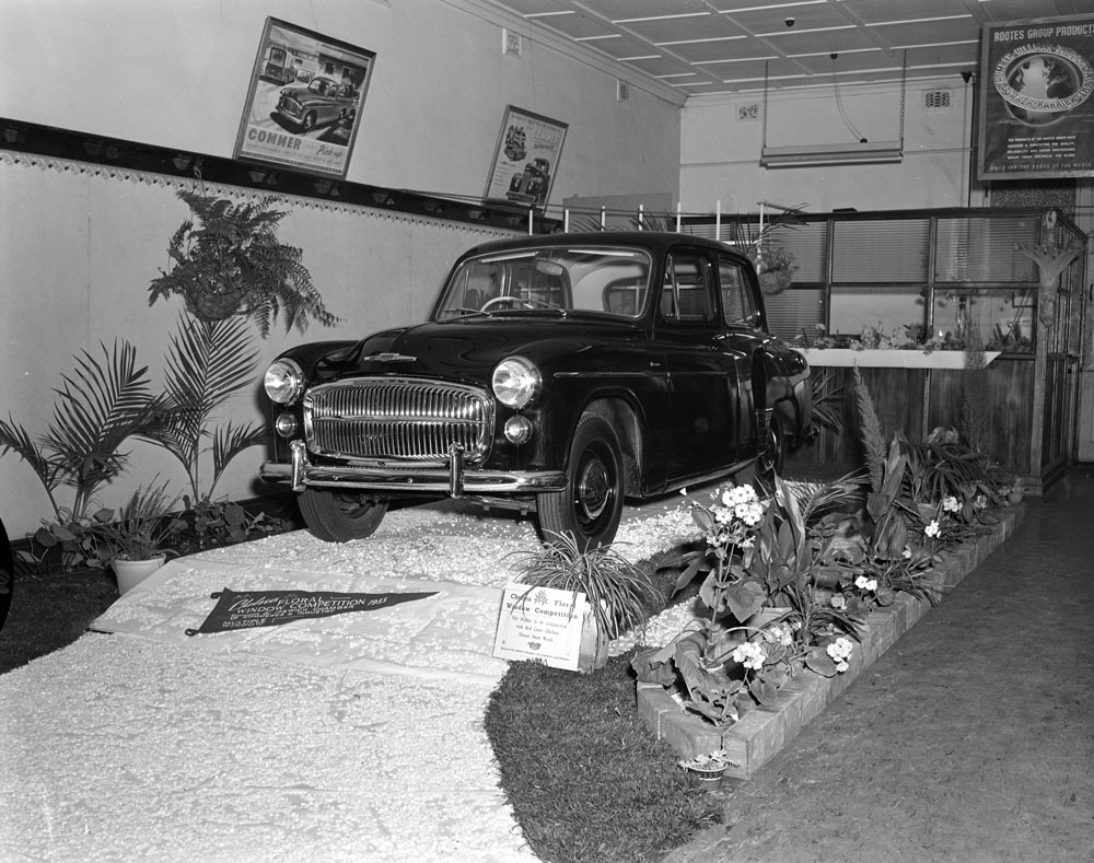 Marsh Motors Show Room, Bell Street, Ipswich, 1955