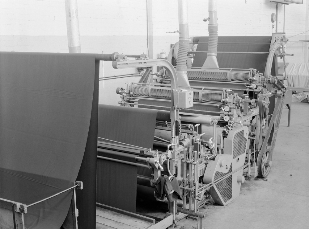 Textile Machine at Ipswich Woollen Company, Joyce Street, East Ipswich, 1956