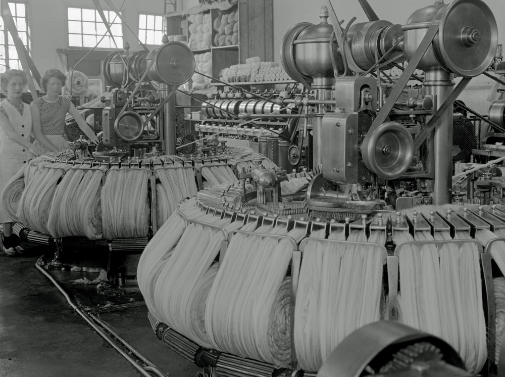 Worsted Combing Machine, Ipswich Woollen Mills, Joyce Street, East Ipswich, 1956