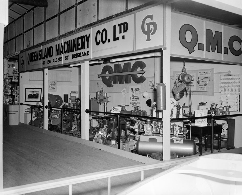 Queensland Machinery Company Display at Ipswich Show, Ipswich 1957