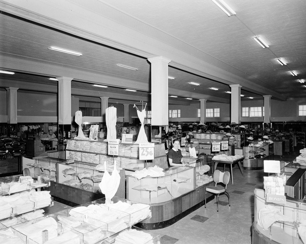 Ladies Wear Department, Cribb and Foote, Ipswich, 1957