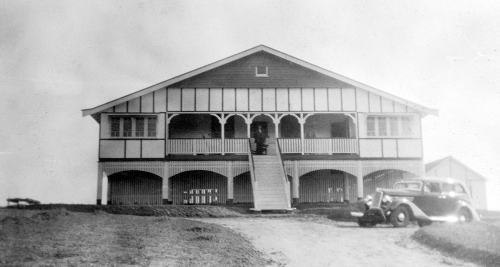 Home of Dr Sirois and Louisa Sirois (nee Linning) in Marburg, Ipswich, c.1935