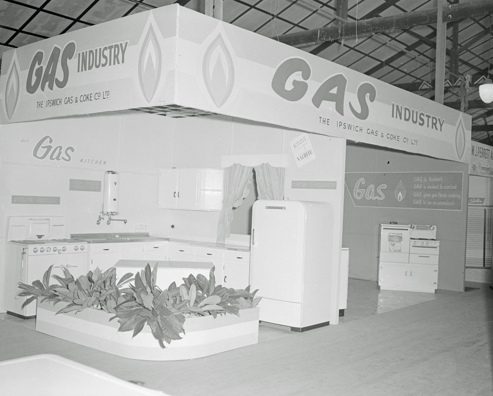 The Ipswich Gas &amp; Coke Co Ltd. display at the Ipswich Show, Ipswich, 1958