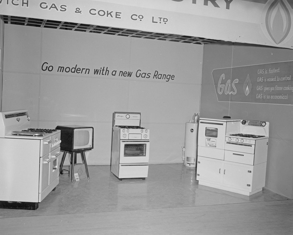 The Ipswich Gas &amp; Coke Co Ltd. display at the Ipswich Show, Ipswich, 1958