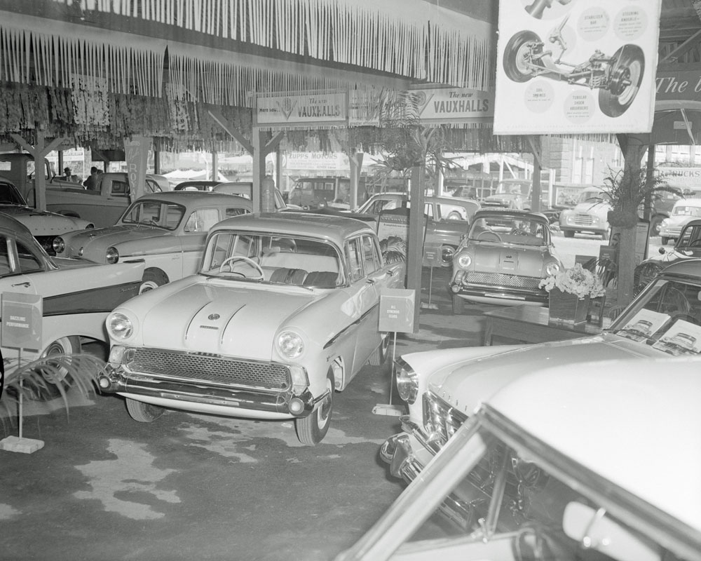 Faulkner Motors display at the Ipswich Show, Ipswich, 1958