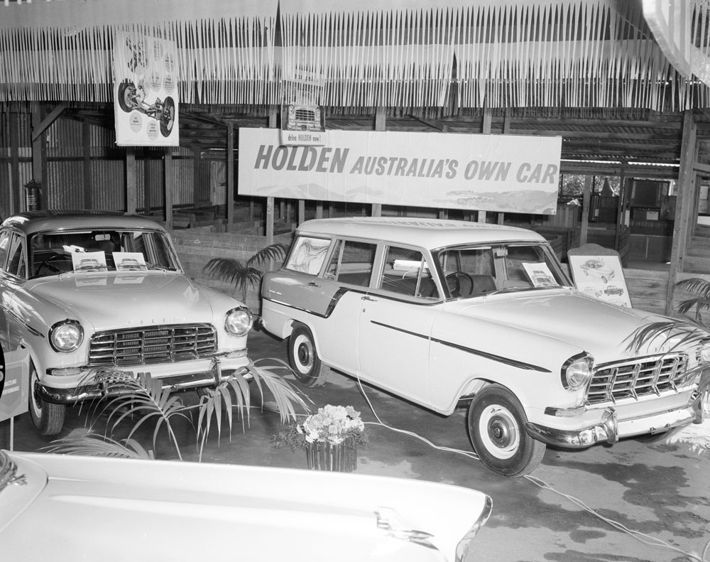 Faulkner Motors display at the Ipswich Show, Ipswich, 1958