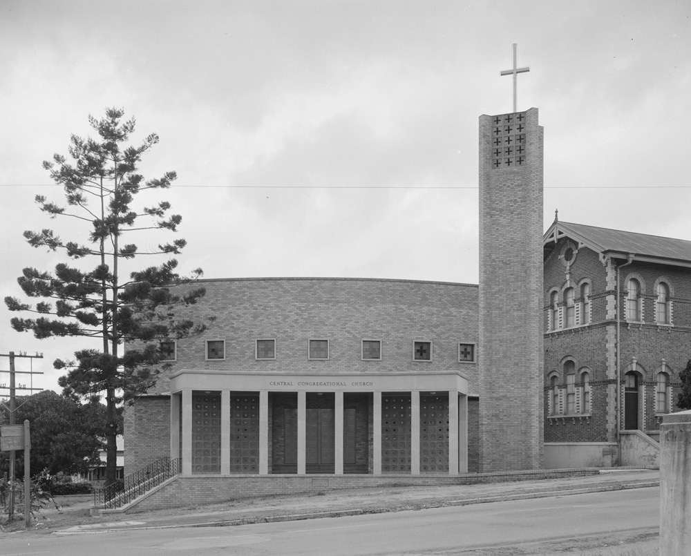 Central Congregational Church, corner of East and Roderick Street, Ipswich, 1958