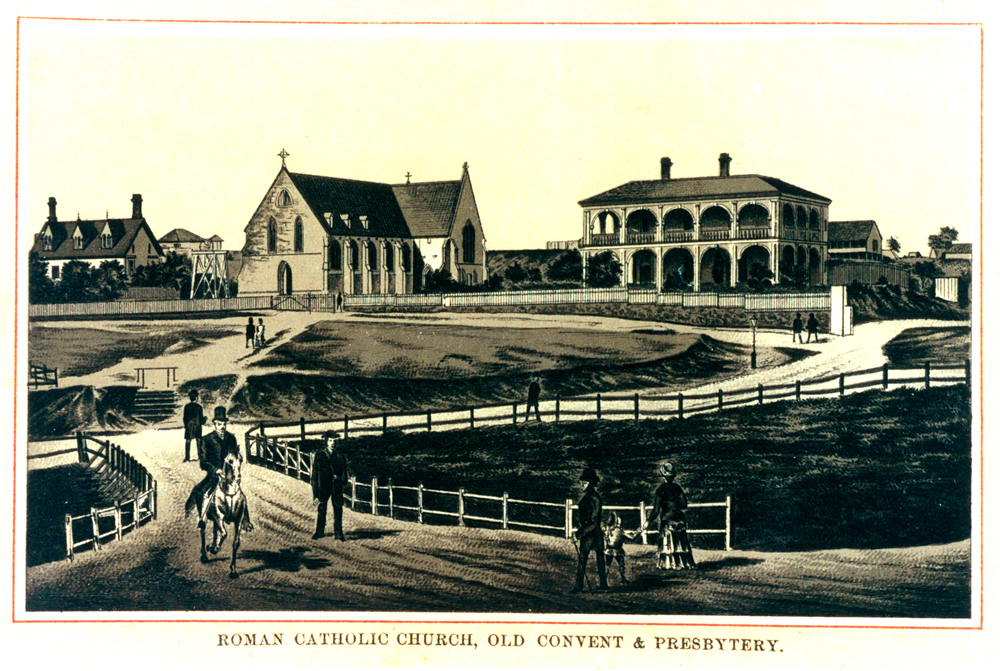 St Mary's Roman Catholic Church, old convent and Presbytery, Ipswich, 1887 (1990s)