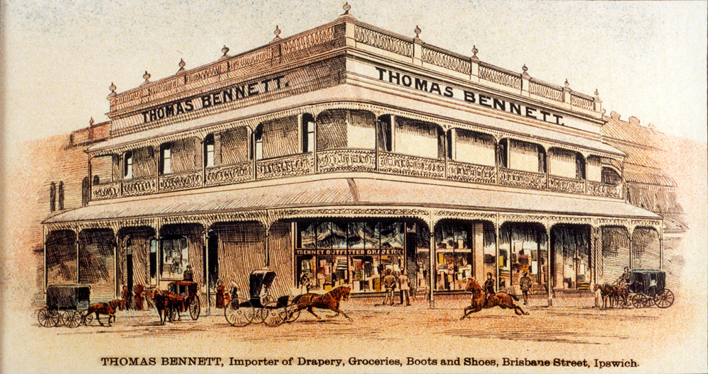 Thomas Bennett, general merchant, Ipswich, 1895 (1990s)