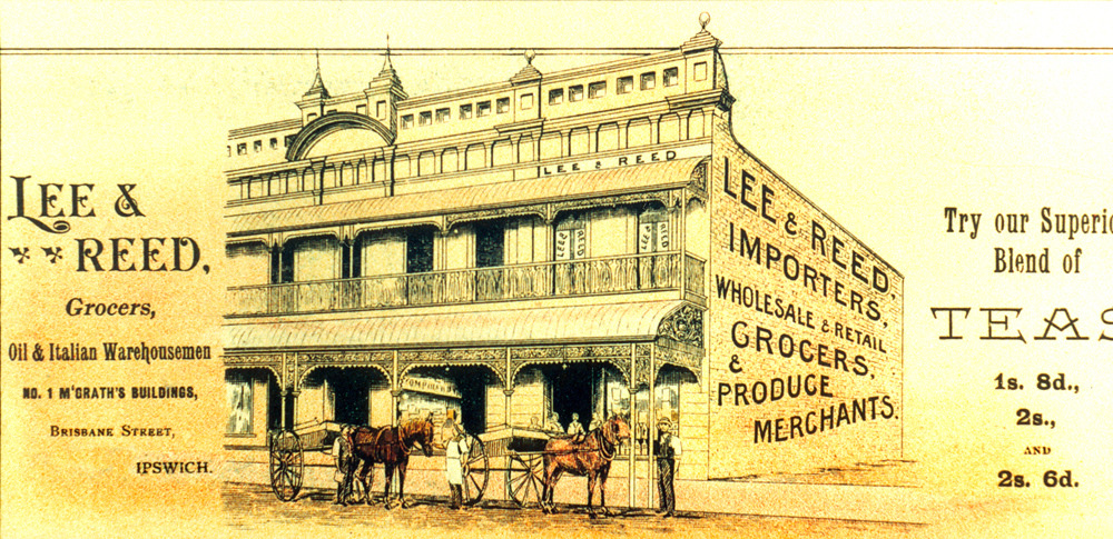 Lee &amp; Reed, Grocers, Ipswich, 1895 (1990s)