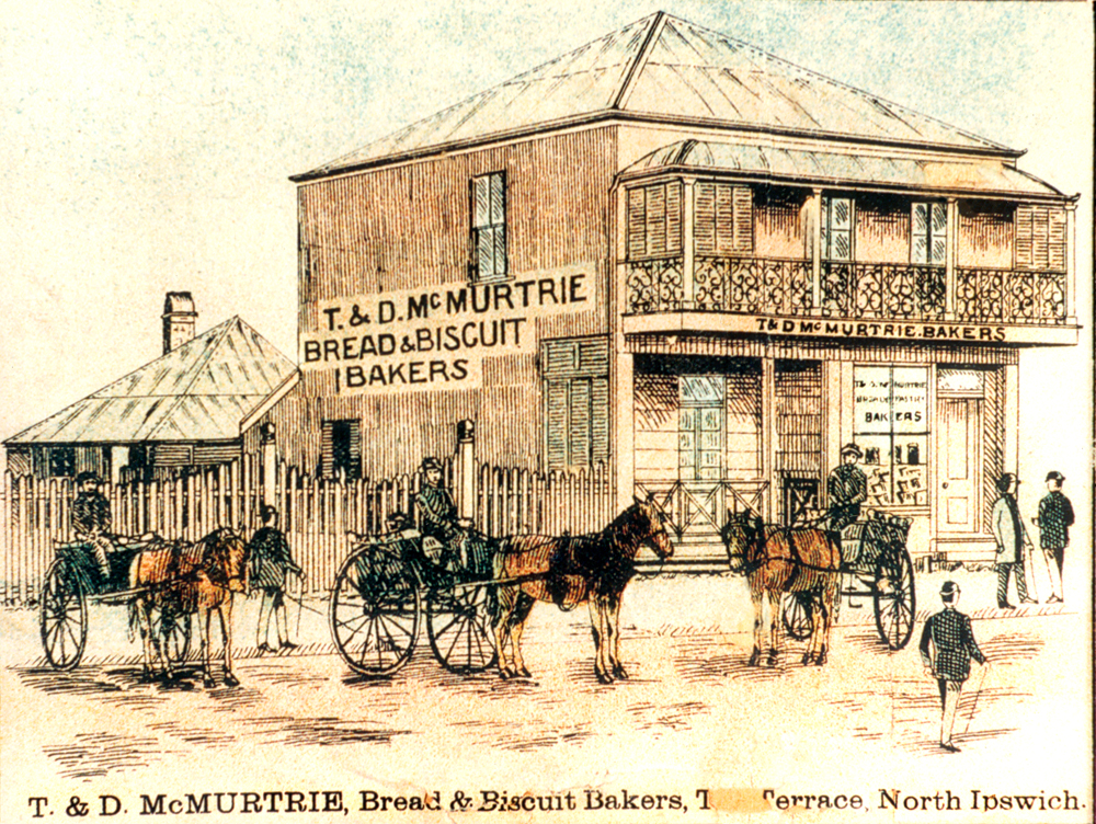 T. &amp; D. McMurtrie, bakers, North Ipswich, 1895 (1990s)