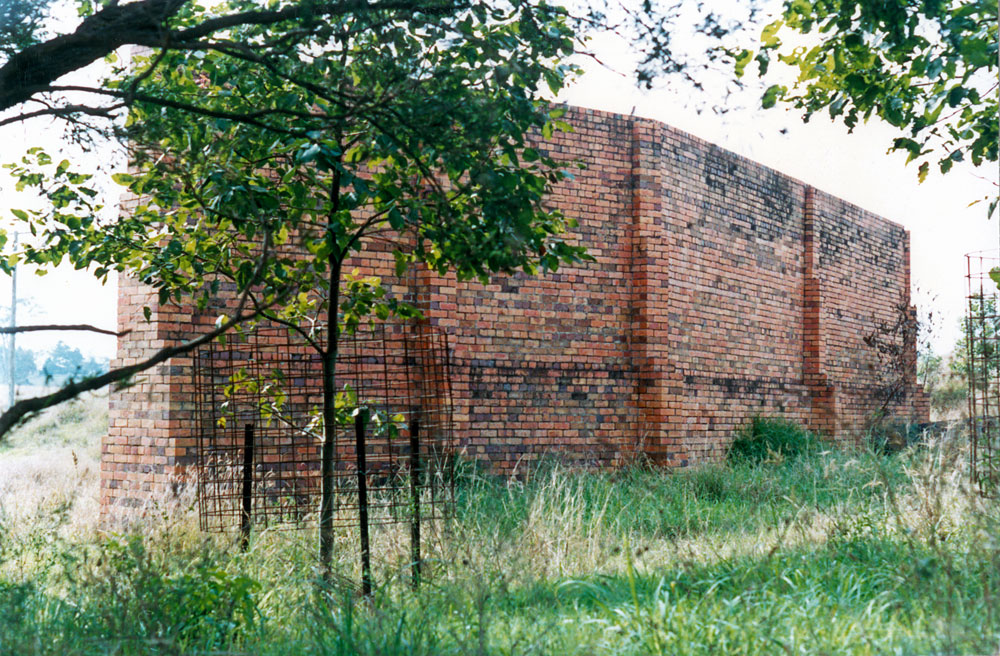 World War II Miniature Rifle Range, grenade wall, 51 Monash Road, Redbank, Ipswich, 1991