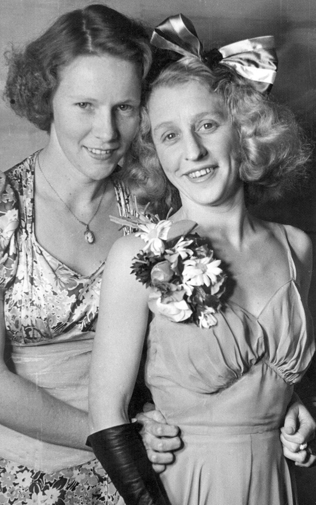 Attending a dance in Ipswich, 1938