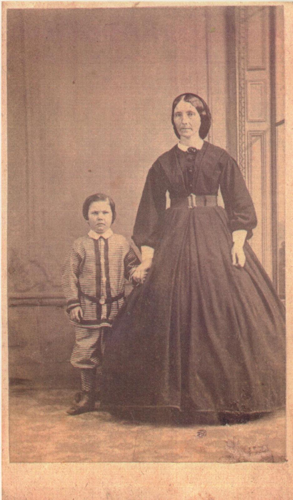 Rebecca Cameron (nee Fraser) with Alex