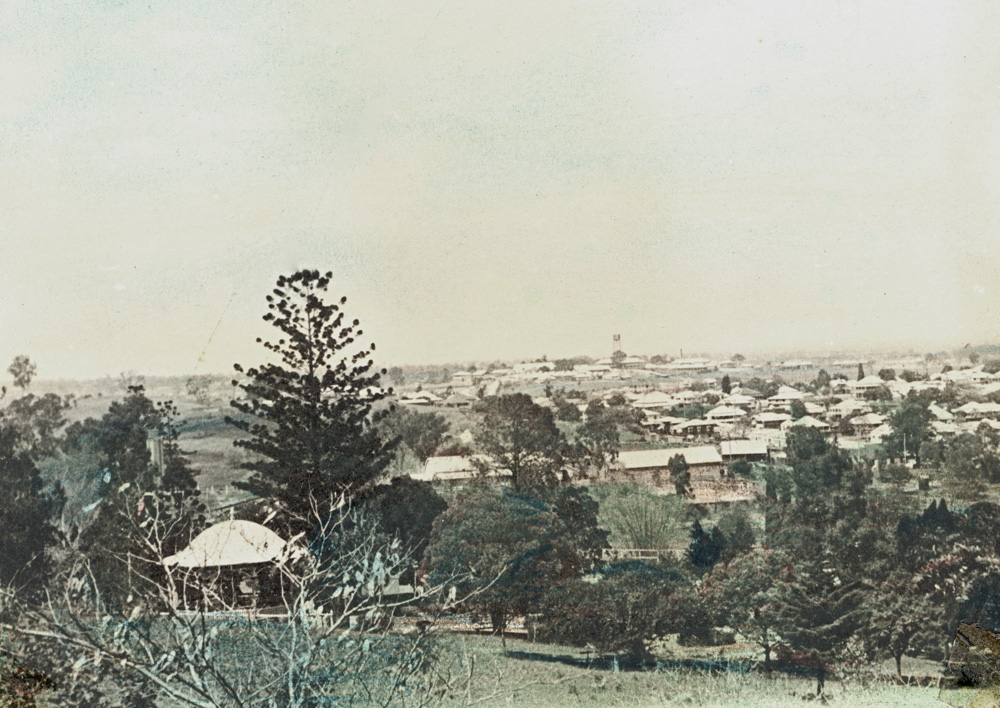 Queens Park, Ipswich, Band rotunda,  c.1940s