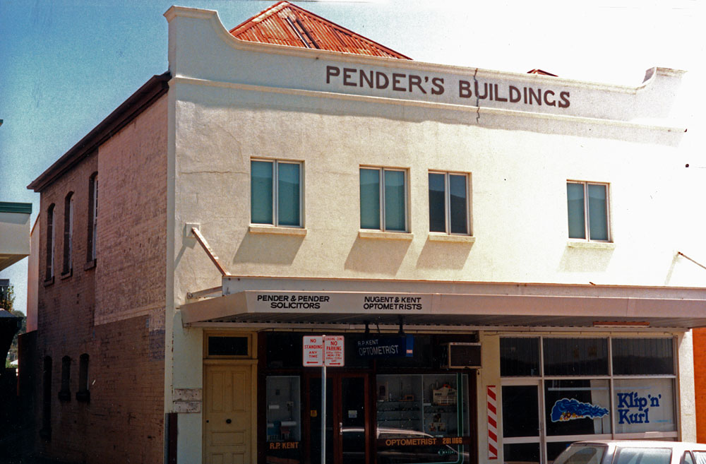 Pender's Buildings, 15 Ellenborough Street, Ipswich, 1991
