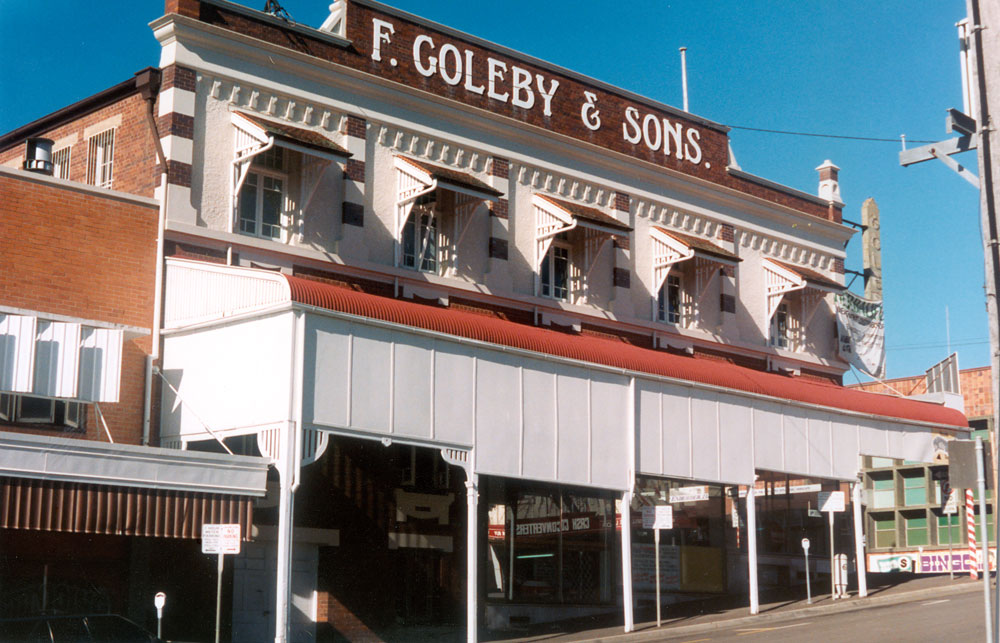 F.Goleby &amp; Sons building, 7 West Street view,  Ipswich, 1991