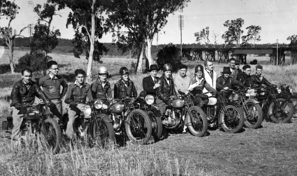 Ipswich Motorcycle Club hill climb, Booval, Quarry, Ipswich, 1940s