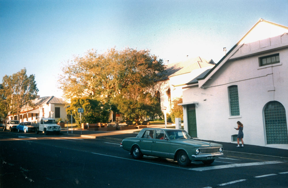 Community Art Gallery on D'Arcy Doyle Place, Nicholas Street, towards Brisbane Street, Ipswich, 1991