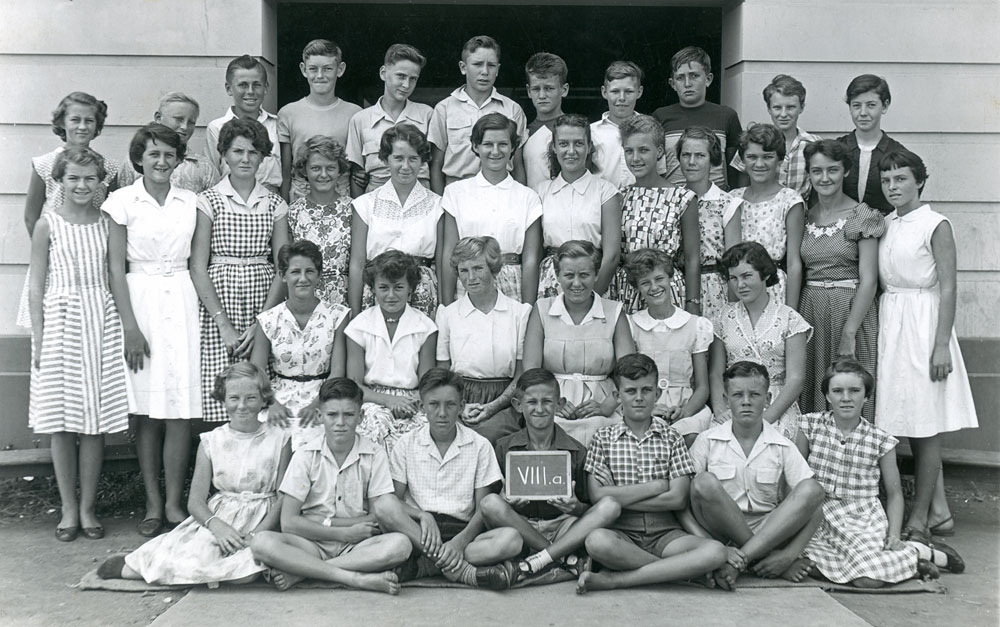 Grade VIII A, Ipswich North State School, North Ipswich, 1957