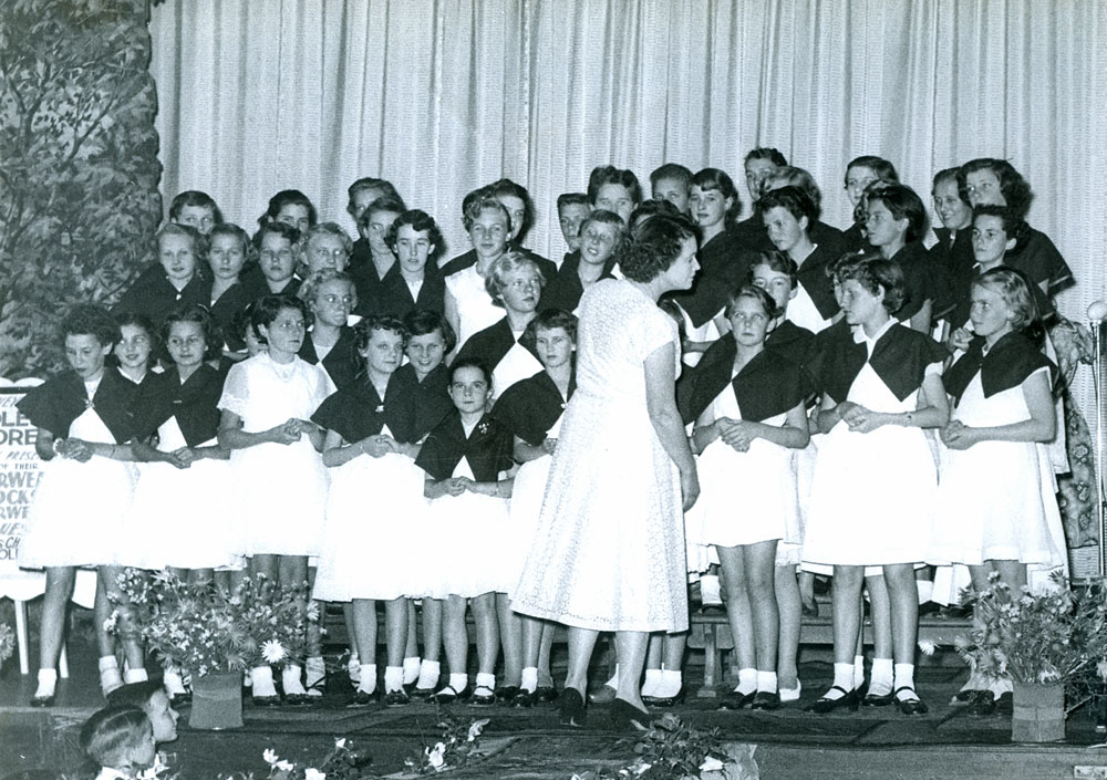 Ipswich North State School Junior Choir, North Ipswich, c.1954