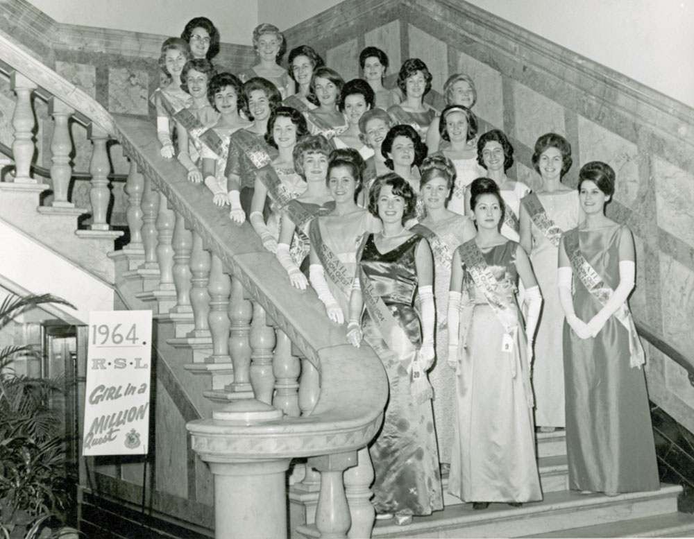Finalists in the 'Girl in a Million' quest, Brisbane, 1964