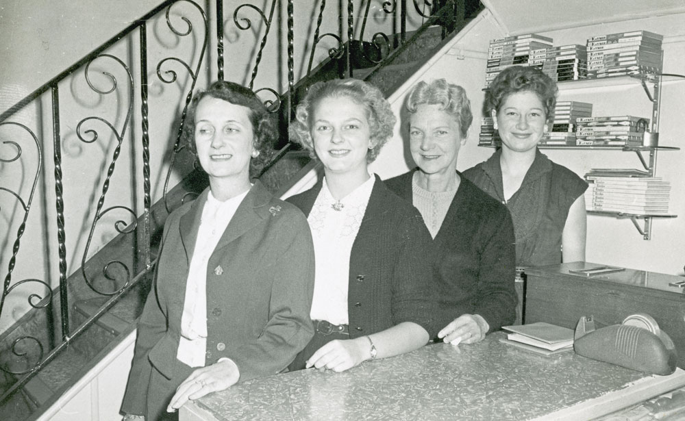 Staff at the Del Rae Salon, dress shop, Ipswich, 1960