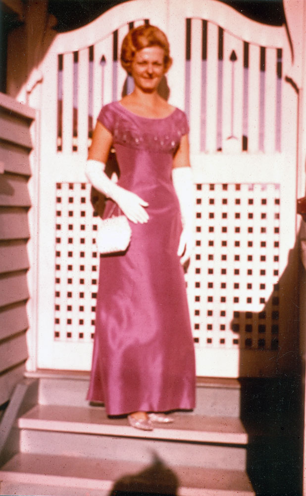 Beverley Hitchcock before the RSL 'Girl in a Million' quest, North Ipswich, 1964