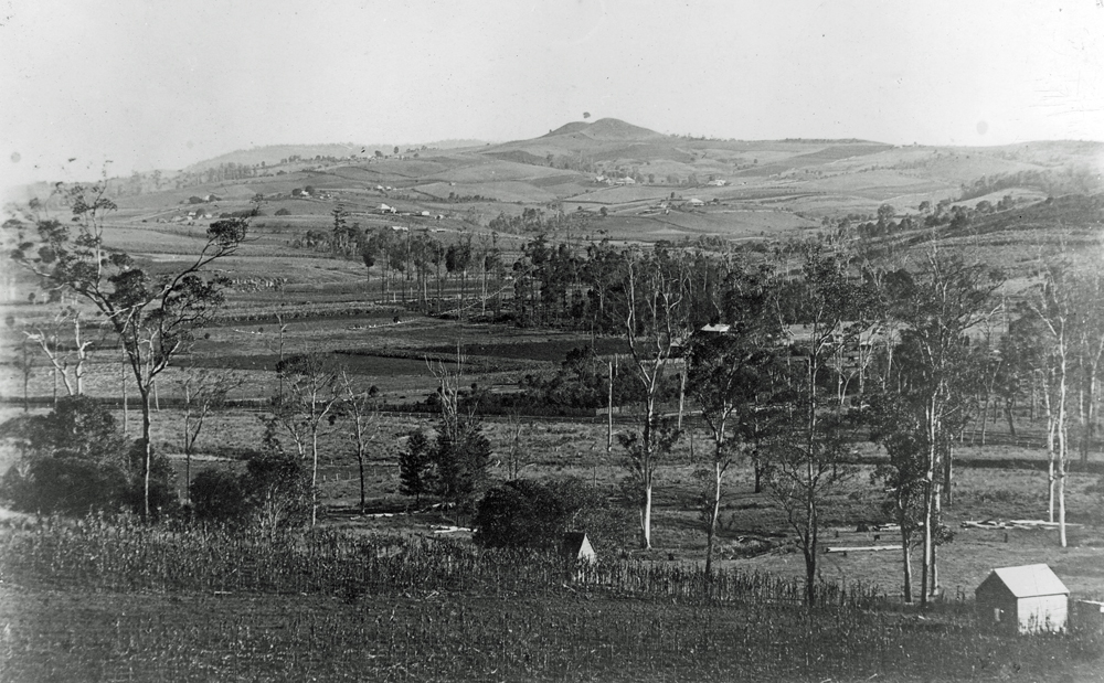 Panoramic view of Marburg district from Woodlands, Marburg, Ipswich, 1907