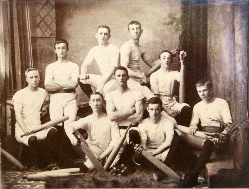 St Paul's Young Men's Society Indian Club Swinging Team, Ipswich, 1890s