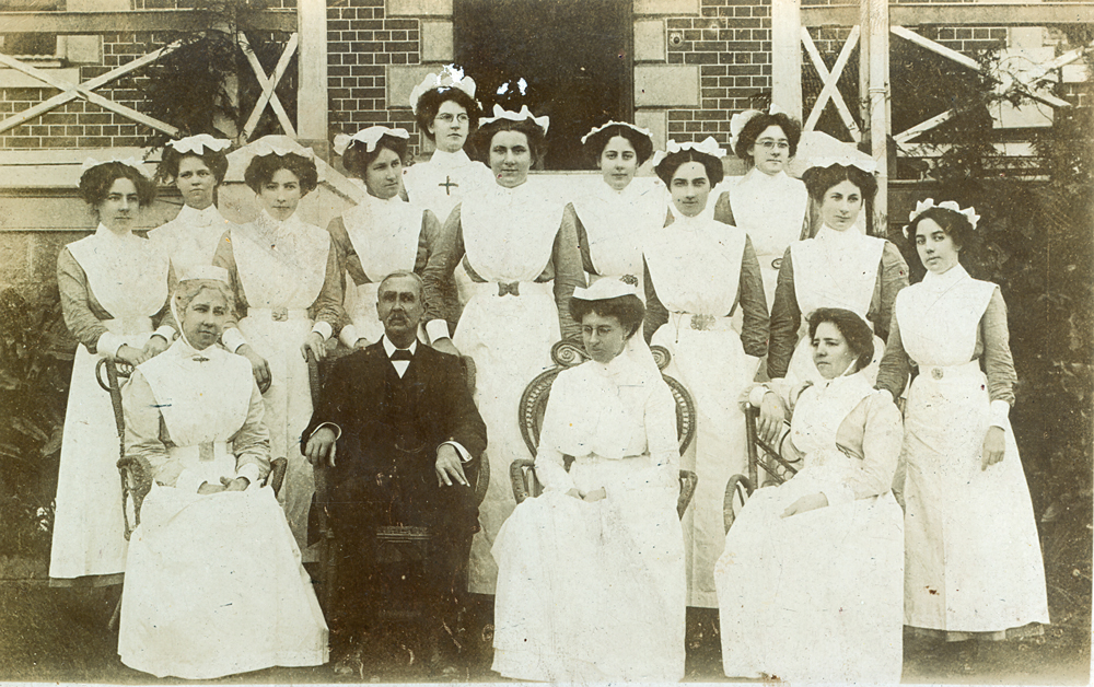 Staff of the Ipswich General Hospital, Ipswich, c.1912