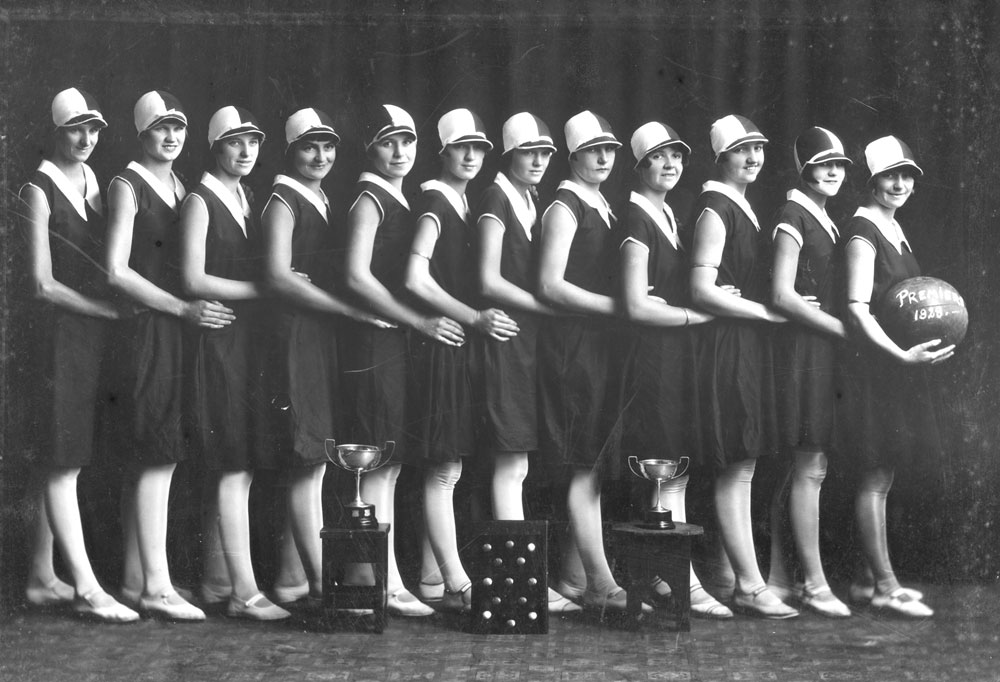 Excelsior Basket Ball Club, Ipswich, 1928
