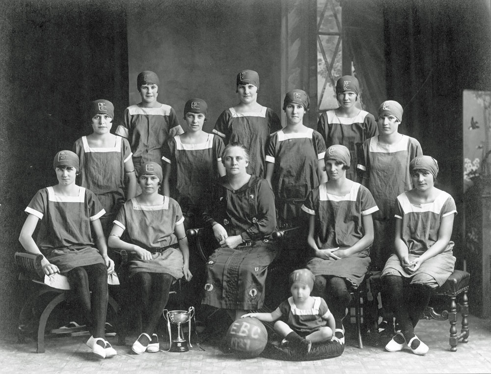 Excelsior Basket Ball Club, Ipswich, 1927