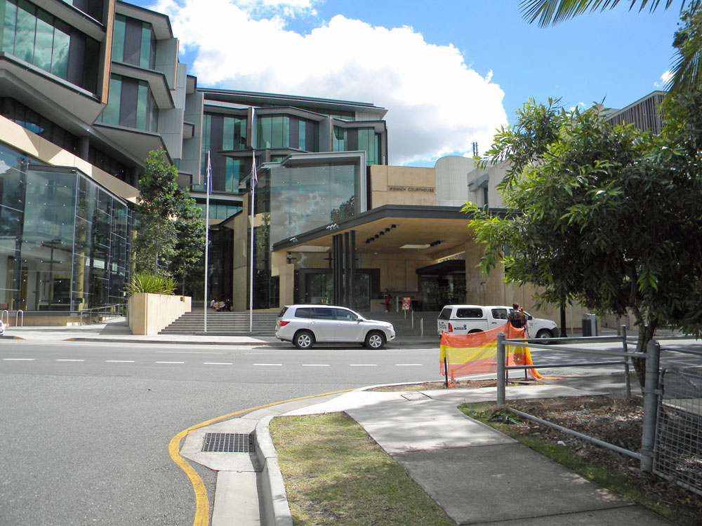 Courthouse at 43 Ellenborough Street, Ipswich, 2012