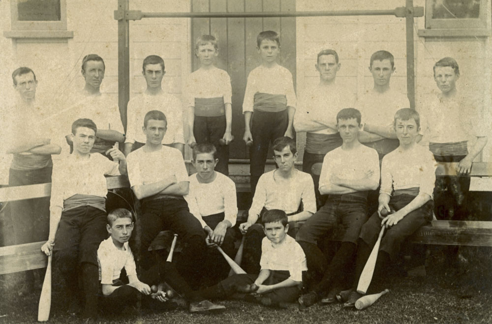 Members of the St Thomas' Anglican Church Lads' Club, North Ipswich, c.1895