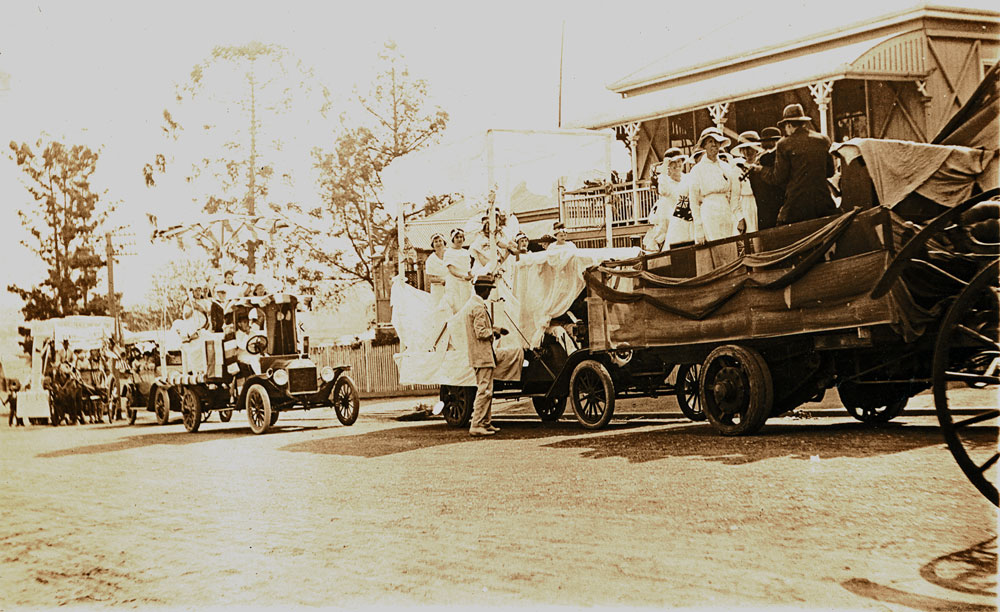 Cribb &amp; Foote parade, Ipswich, c.1919